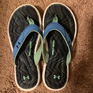 Under Armour flip flops